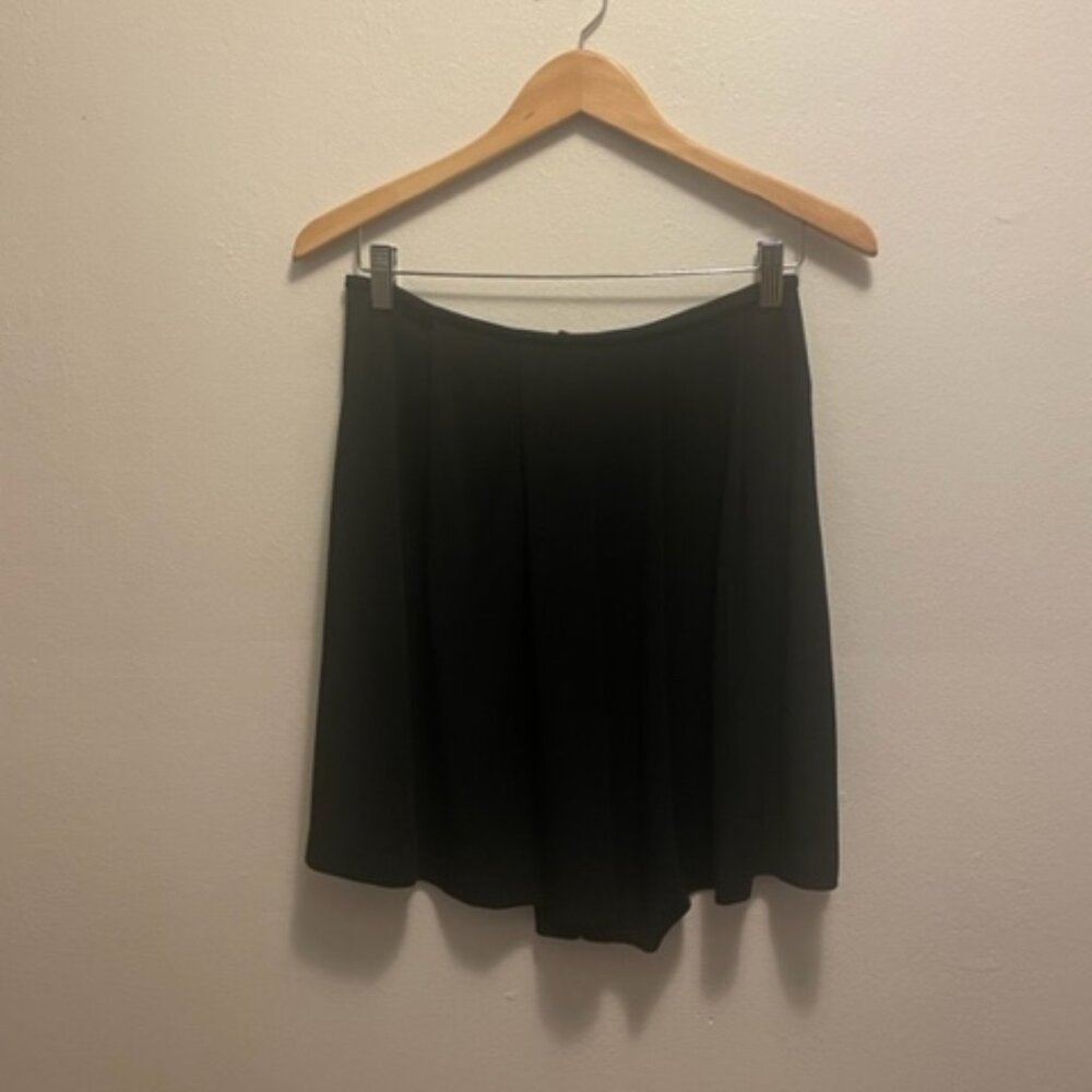 Whistles vintage pleated short in black matte jersey 2000's